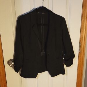Maurices Black Blazer Classic Suit Jacket